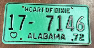 Oldtimer 1972 Alabama Nummernschild - Bild 1 von 4