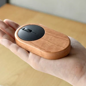 Hacoa Wooden Wireless Mouse Handmade Made in Japan NEW FS - Picture 1 of 3
