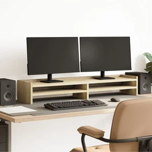 Stojak na monitor Nakładka na biurko Podwyższenie monitora Ekran Nakładka vidaXL - Zdjęcie 1 z 86