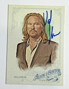 2015 Topps Allen and Ginter The World's Champions Val Kilmer #328 firmado automático - Imagen 1 de 8