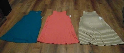 Vestido Time & Tru Azul L o Blanco Tostado Rayas XL o Rosa XL - 1626E-S -1655E-S Foto 1 de 4