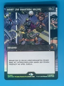 Behold the Sinister Six! (Borderless) Foil German (US Seller) - Picture 1 of 2