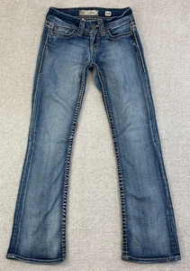 Buckle BKE Jeans Culture Boot Cut Women's Size 26R Low Rise Stretch Blue Denim - Picture 1 of 13