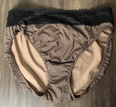 Bragas Warner's Marrón Negro Estampado Panty Talla XL 5109 Foto 1 de 4