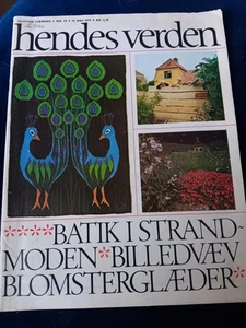 Flittige hænder nr19 may 1971 hendes verden danish magazine vtg - Picture 1 of 3