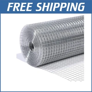 19 Gauge Hot-Dip Galvanized Chicken Wire - Versatile 36" x 100' Fencing Roll - Picture 1 of 9