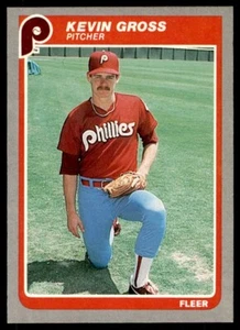 1985 Fleer - Kevin Gross #252 Philadelphia Phillies Baseball Card - Picture 1 of 2