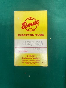 nuovo vecchio stock NOS Eimac electron tube 8165/4-65A Varian radiodiffusione - Foto 1 di 5