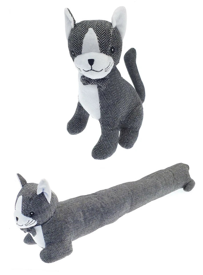 Herringbone Katze Design Türstopp oder Zug Ausschluss - Bild 1 von 1