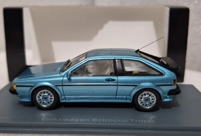 VW Volkswagen Scirocco II Tropic 1986 Turquoise Met 1:43 Neo NEO43041 RARITY!! - Image 1 of 4