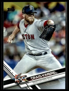 2017 Topps US269 Craig Kimbrel Boston Red Sox ASG Father's Day Powder Blue 31/50 - Picture 1 of 2