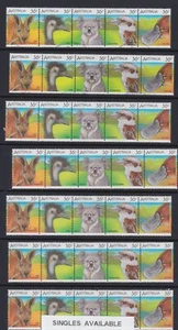 Koala Kangaroo Emu Platypus Kookaburra Bird Stamps Wildlife Australia 7 x Mint - Picture 1 of 1