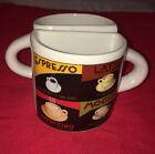 Espresso Cappucino Coffee Half Mugs Marco Fabiao Italy Pair Set Italian Martha 