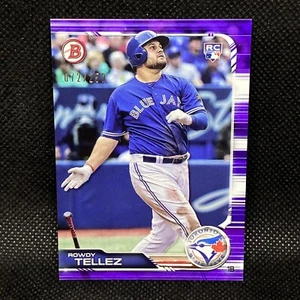 #/250! 🚨2019 Bowman Rowdy Tellez RC Toronto Blue Jays Rookie #28 Brewers Purple - Picture 1 of 3
