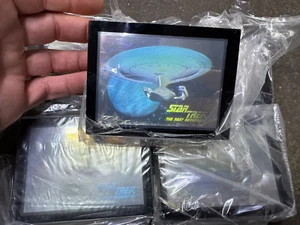 Star Trek The Next Generation - 1992 - Hologram Card 05H In Resin 5 NEW! - Picture 1 of 2
