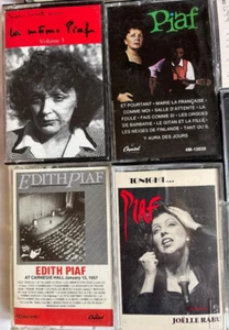 Edith Piaf 21 Kassetten Sammlung, PIAF, CARNEGIE HALL, MOUSTAKI, JOELLE RABU - Bild 1 von 4