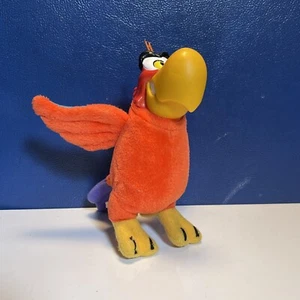 Vintage Disney Applause IAGO Parrot Aladdin Plush Toy Vinyl Head Toy 6" - Picture 1 of 7