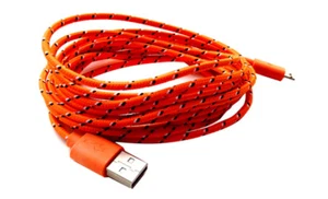 Fabric Braided Data Sync MICRO USB Charger Cable FOR Samsung Lg Sony Nokia htc - Picture 1 of 23