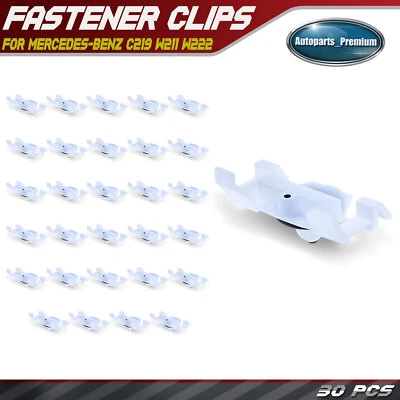 Clip de moldeo basculante de nailon 30 piezas con sellador para Mercedes-Benz C219 W211 W222 Foto 1 de 4