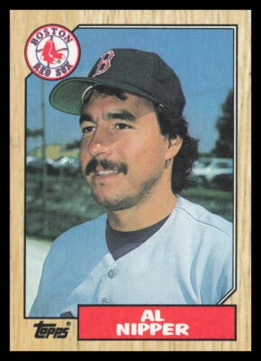 1987 Topps #617 Al Nipper Boston Red Sox Baseball Card - Image 1 of 2
