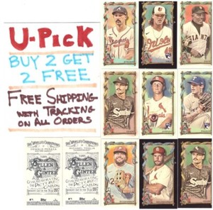 2023 Topps Allen & Ginter MINI Cards Buy 2 Get 2 FREE Shipping U-Pick