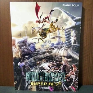 Final Fantasy Super Best Piano Solo Score HUGE PIANO SCORE BOOK NEW - Picture 1 of 3