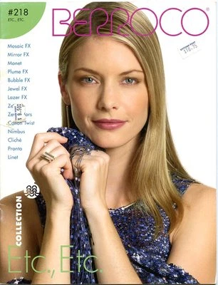 Berroco Knitting & Crochet Pattern Book #218 - Etc., Etc. 16 Designs Women Girls - Image 1 of 4