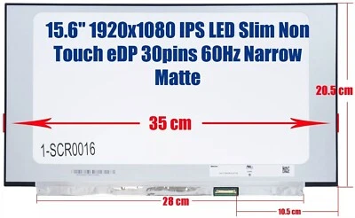 New Laptop Screen Lenovo ThinkBook 15-IIL 20SM 15 G2 ITL IdeaPad 1 15AMN7 82VG - Bild 1 von 4