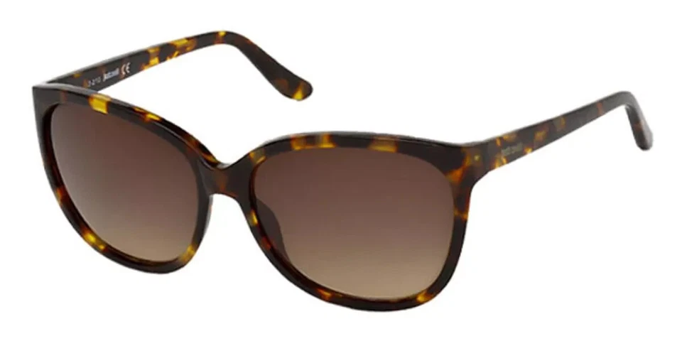 Just Cavalli JC514S 52F Brown Tortoise Round Cat Eye Sunglasses Frame 59-15-135 - Image 1 of 1