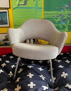 Saarinen Conference Chair Mint Grey - Picture 1 of 5