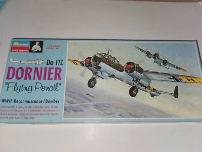 Dornier Do 17Z "Flying Pencil" WWII Reconnaissance/Bomber Monogram | N. PA214 A - Immagine 1 di 4