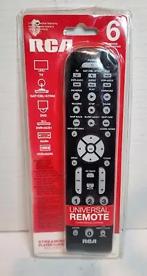 RCA Universal Remote Control RCR6473 DR 6 devices New Sealed  - Image 1 of 2
