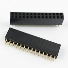 5Pcs 2.54mm Pitch 2x14 Pin 28 Pin Female Double Row Straight Pin Header Strip