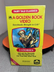 VHS Fairy Tale Classics Golden Book Video 3 Stories new factory sealed usa - Picture 1 of 6
