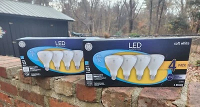 2 packs GE LED 65w 4 pack Soft White indoor Floodlight Total 8 bulbs NEW!! - Image 1 of 2
