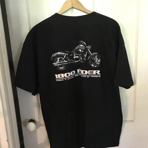 Honda VTX 1800 Rider Biker Motorcycle Black T Shirt Mens XL Super Nice! - Picture 1 of 5