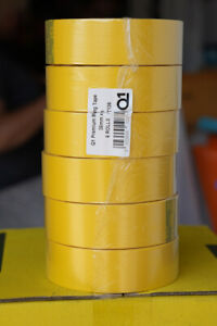 6 Roll Sleeve 1.5” Q1 Premium Yellow Automotive Masking Tape! MT136