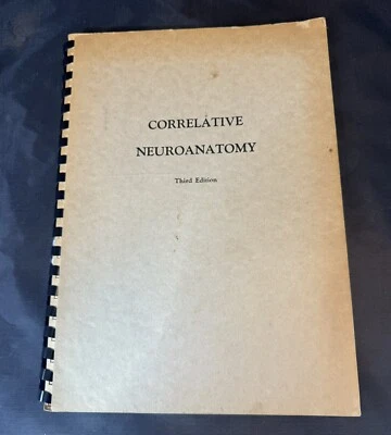 Vintage Correlative Neuroanatomy Third Edition Printed 1943 - Image 1 of 4