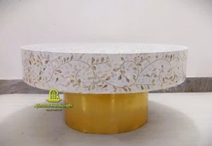handmade item,mothar of pearl,living room,coffee table, home decore furnitur - Picture 1 of 3