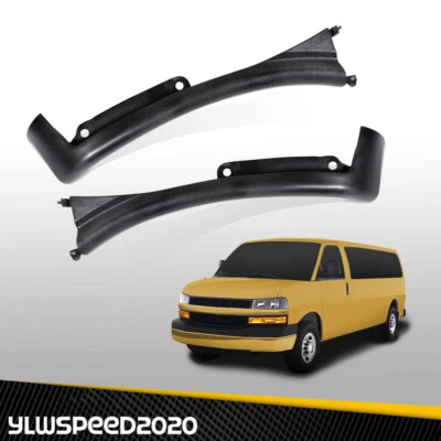Fender Trim Set Front Lower Fit For 96-23 GMC Savana 3500 2500 96-14 Savana 1500 - Image 1 of 4