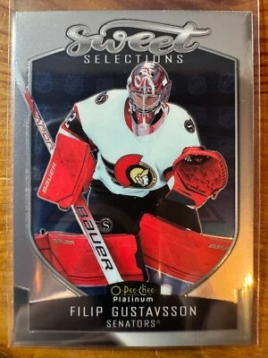 2021-22 O-Pee-Chee Platinum Sweet Selections #SS10 Filip Gustavsson Rookie - Image 1 of 2