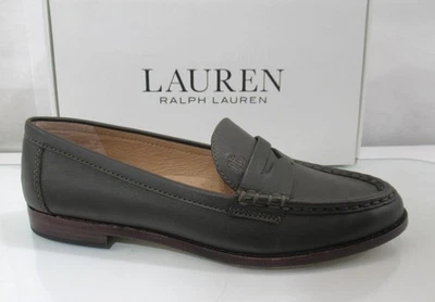 Women's LAUREN Ralph Lauren Wynnie Leather Penny Loafer Olive Green Size 8.5 - Image 1 of 4