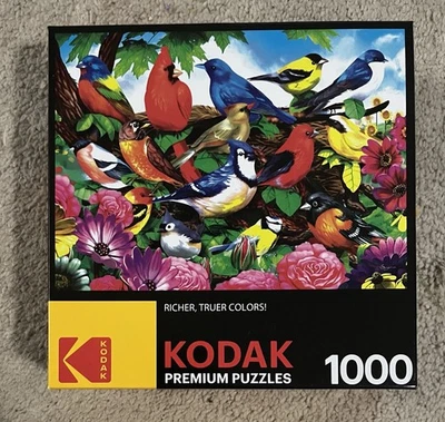 Rompecabezas KODAK Premium "Friendly Birds" 1000 piezas ¡NUEVO 2020! Foto 1 de 2