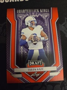 2023 Leaf Draft - Red Quarterback Kings #92 Jaren Hall - Picture 1 of 2