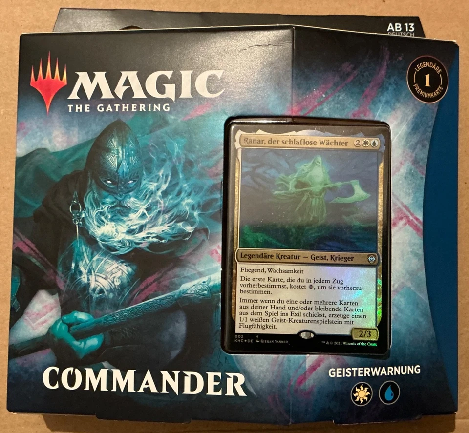 Magic the Gathering Commander Deck Kaldheim Geisterwarnung Deutsch Neu & OVP - Bild 1 von 2