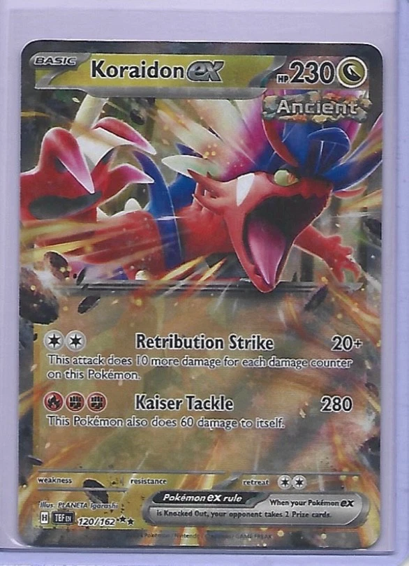 Koraidon ex 120/162 SV05: Temporal Forces Holo - Image 1 of 1