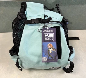 K9 Sport Sack Hundetrage Rucksack Medium Mint Teal Neu mit Etikett - Bild 1 von 8