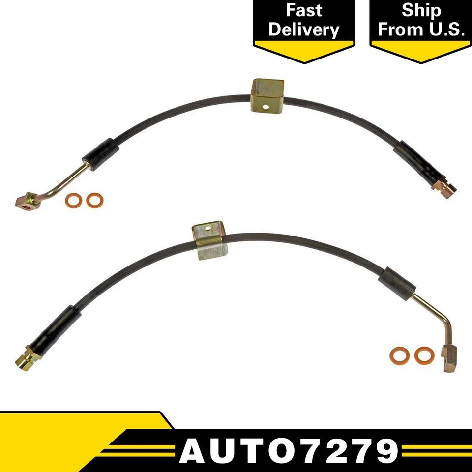 Manguera hidráulica de freno Dorman línea de freno delantera izquierda derecha para Hummer H3 Foto 1 de 4