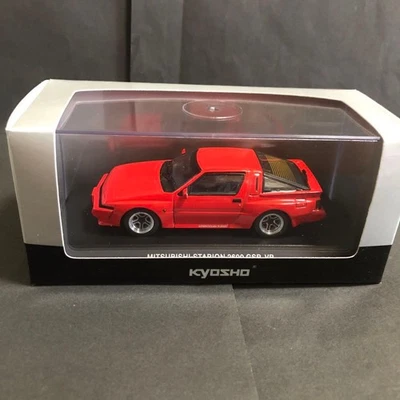 Kyosho 1/43 Mitsubishi Stallion 2600 GSR-VR modello auto pressofusa rosso... - Immagine 1 di 4