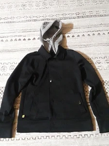 Vintage Volcom Jalk Vovelty Snap Hooded Studded Jacket Small - Picture 1 of 7